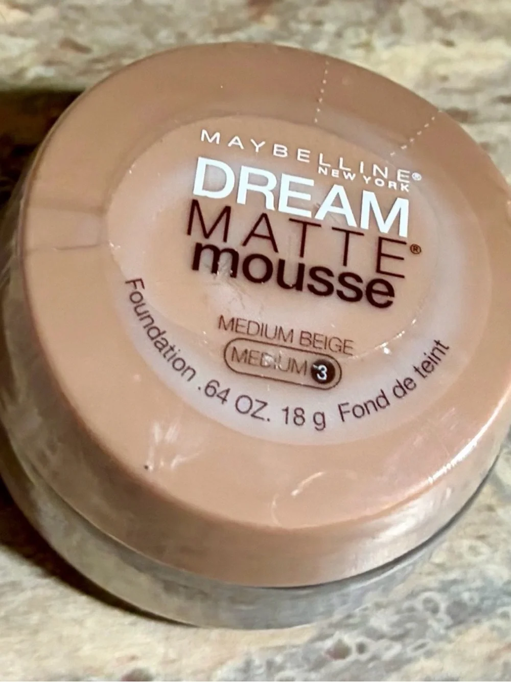 Maybelline Discontinued Dream Matte Mousse Foundation - Medium Beige 3